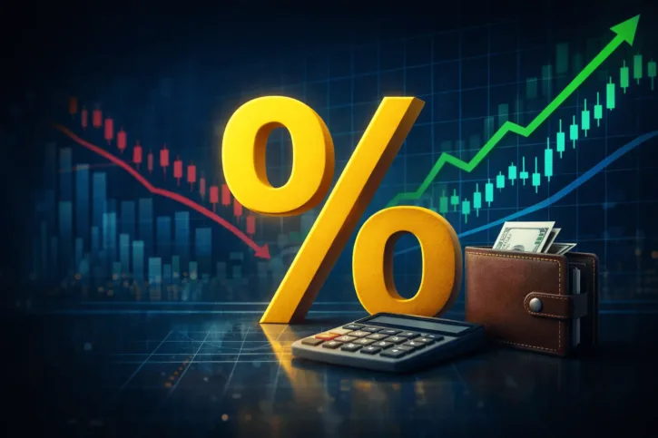 Selic alta impacto no bolso com gráfico financeiro e símbolo de juros em destaque