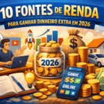 fontes de renda para ganhar dinheiro extra em 2026 com ideias de renda online, investimentos e renda passiva